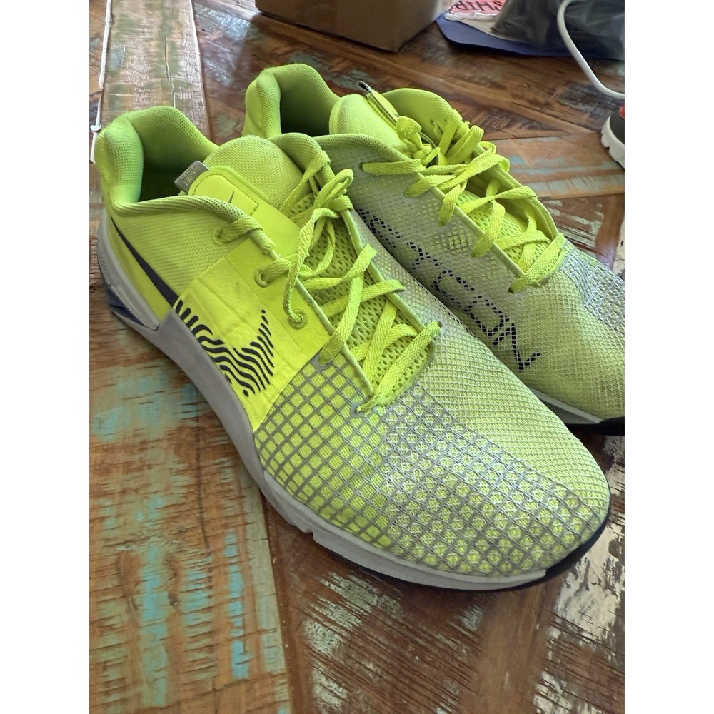 Men's Nike Metcon Neon Training Shoe Size 12.5 Crossfit - Picture 5 of 14